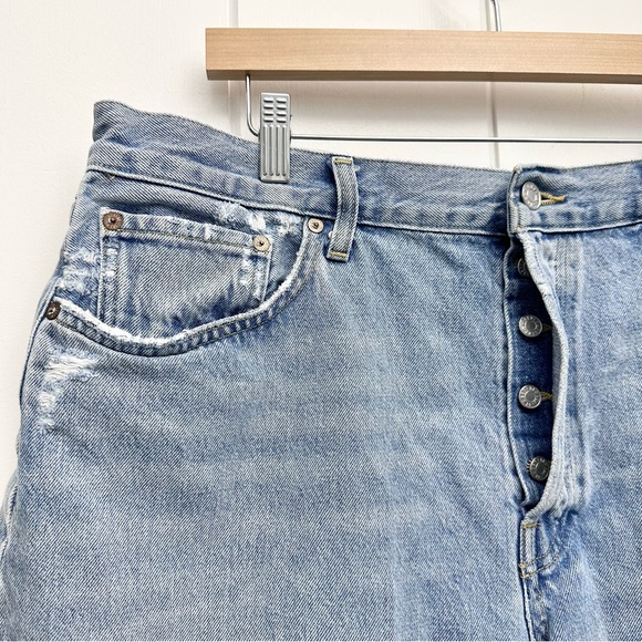 Agolde Parker Long Short In Swap Meet Size 34 - Picture 9 of 14